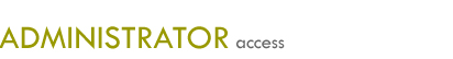 Administrator Access